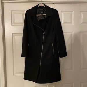 Mossimo black trench coat
